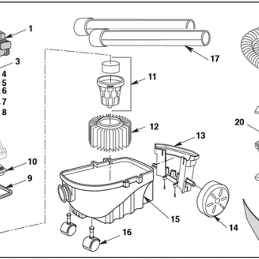 Parts List for WS400DE